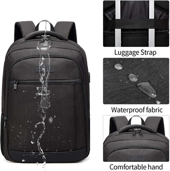 Multifunctional Laptop Backpack Adjustable Strap Fashion