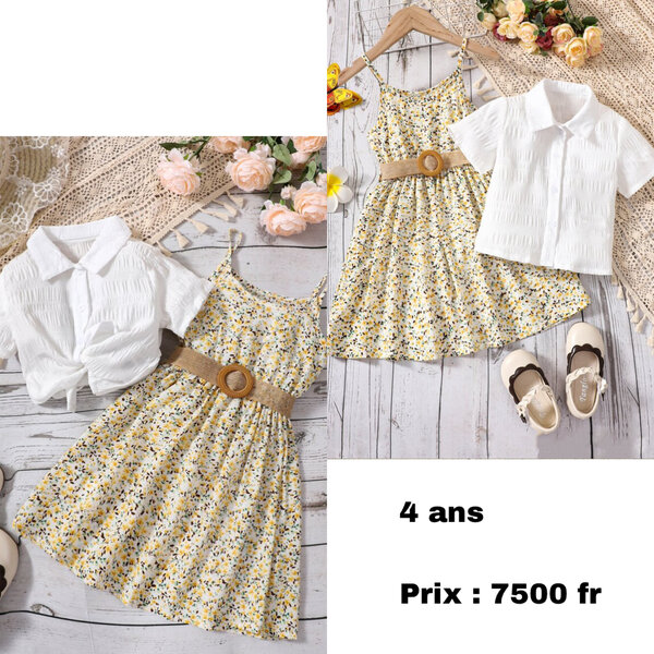 Robe Fille Été 4 Ans