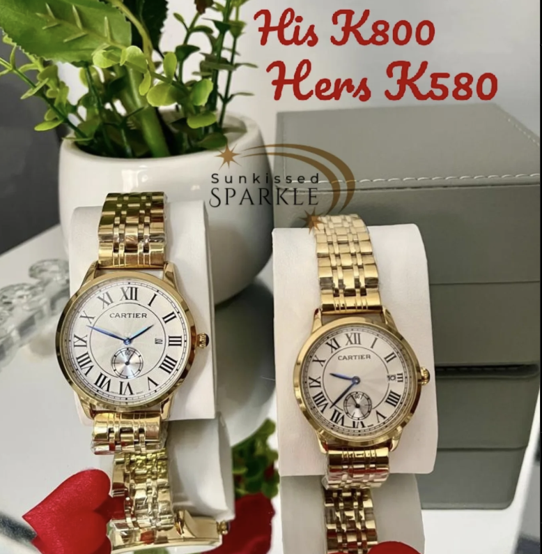 His and Hers🥰- Stainless, Non Tarnish Combo