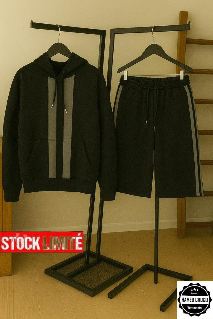 Ensemble Hoodie et Short Homme