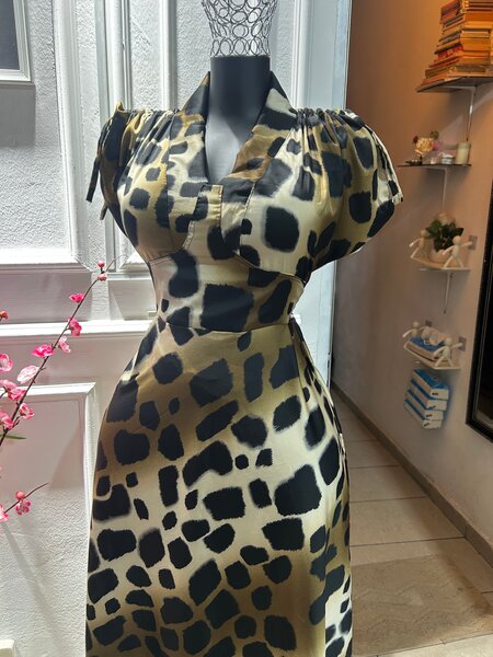 Robe Longue Léopard Élégante