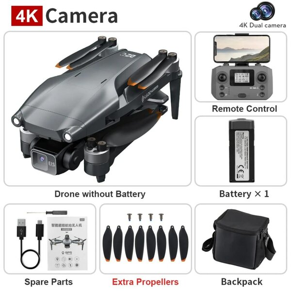 Drone caméra 4K avec télécommande