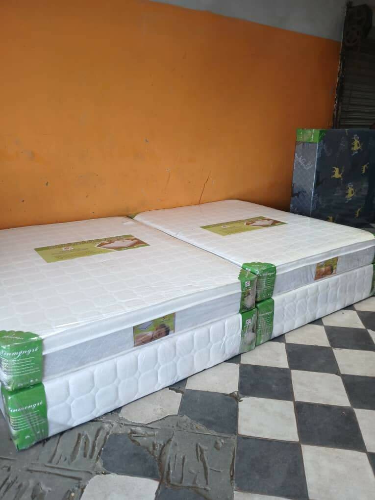 Beds, mattress and headboard