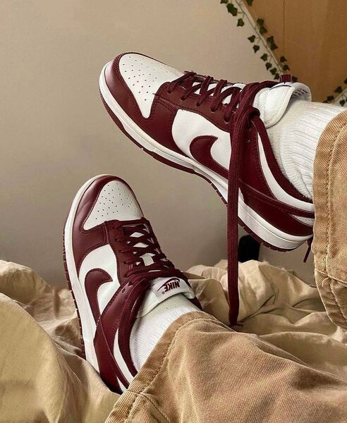 Baskets Nike SB Dunk Bordeaux