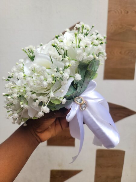 Bouquet de mariage blanc