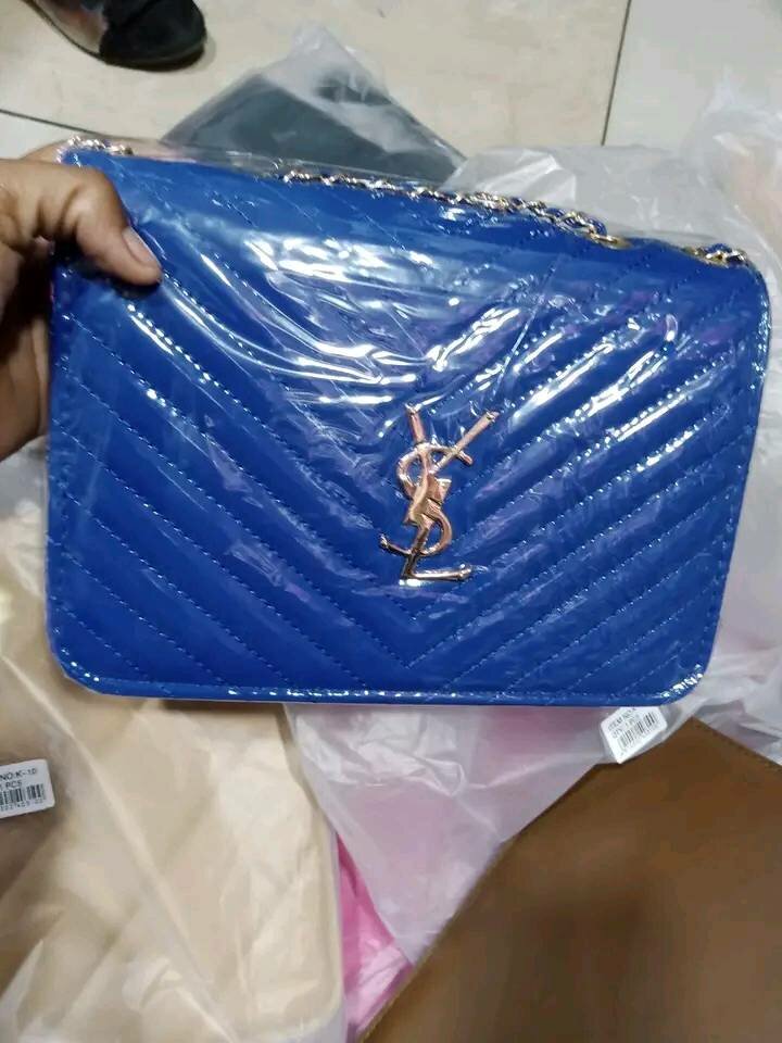 Medium size YSL bags blue