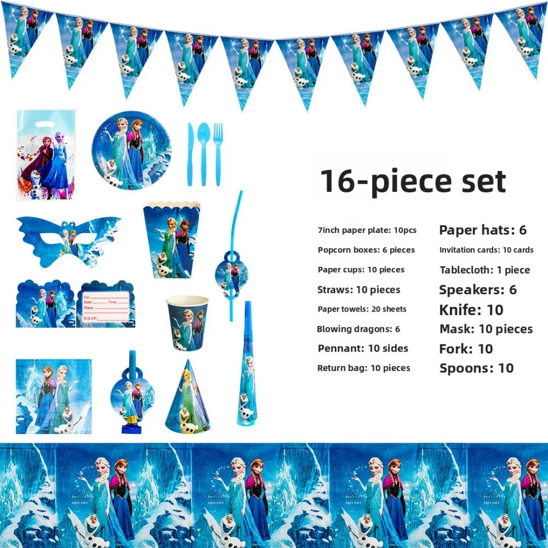 Set de Fête Enfant Thème Reine