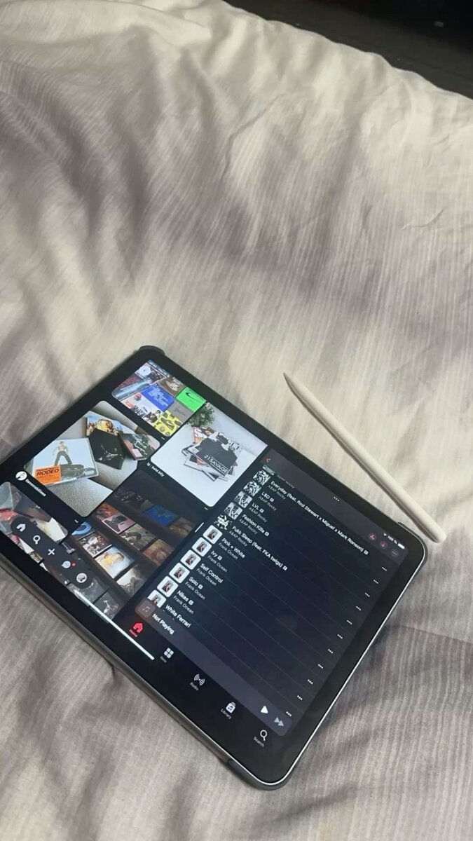 Tablette avec Stylet Apple