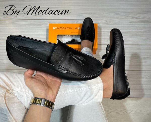 Mocassins en cuir pour hommes