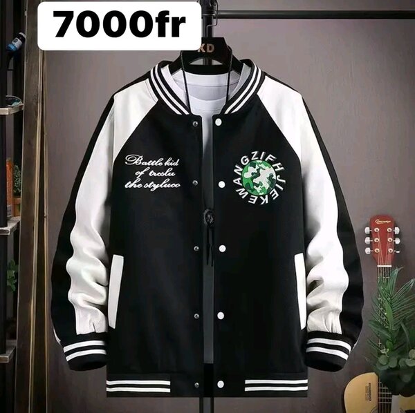 Veste universitaire stylée homme