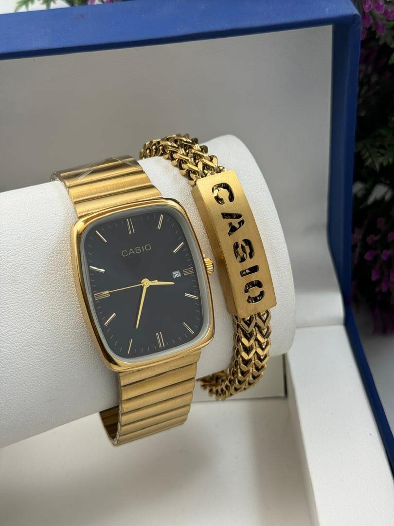 Casio watch and bracelet