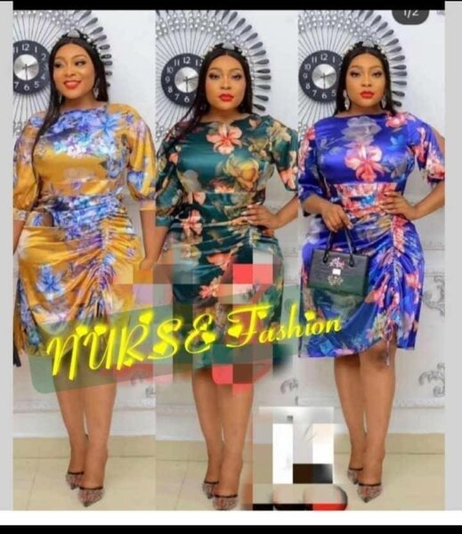 Robe élégante à motifs floraux