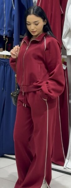 Костюм двойка бордовый