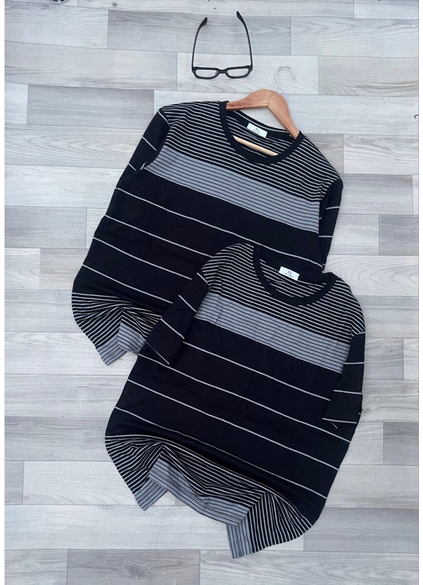 Pulls assortis rayés unisexes