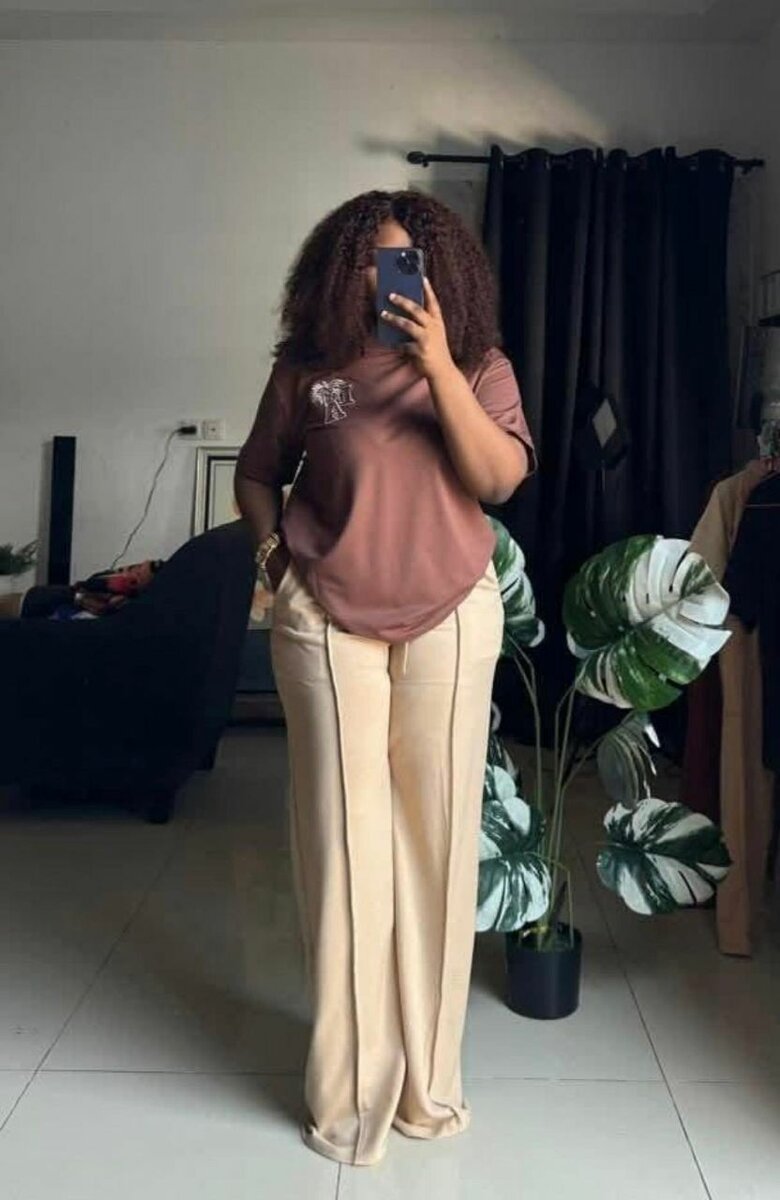 Pantalon élégant beige