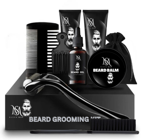 Beard care kit (Beard oil ,blam,shampoo & derma roller )