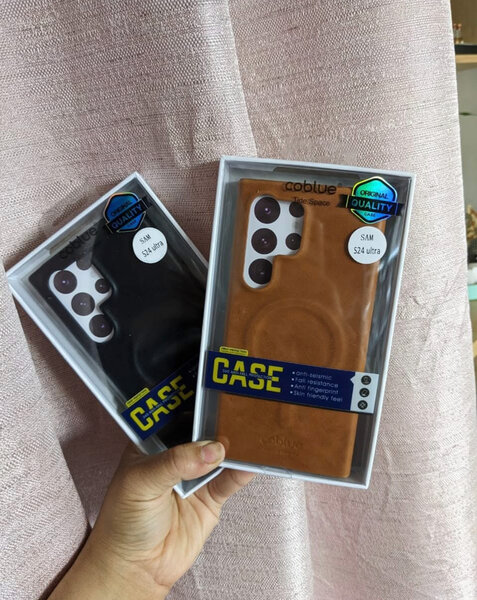 Coque en cuir pour Samsung