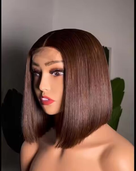 2*6 4*4 13*6 Vietnamese Bone Straight SDD Bob Wig Factory Wh