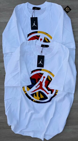 T-shirt blanche logo sport homme