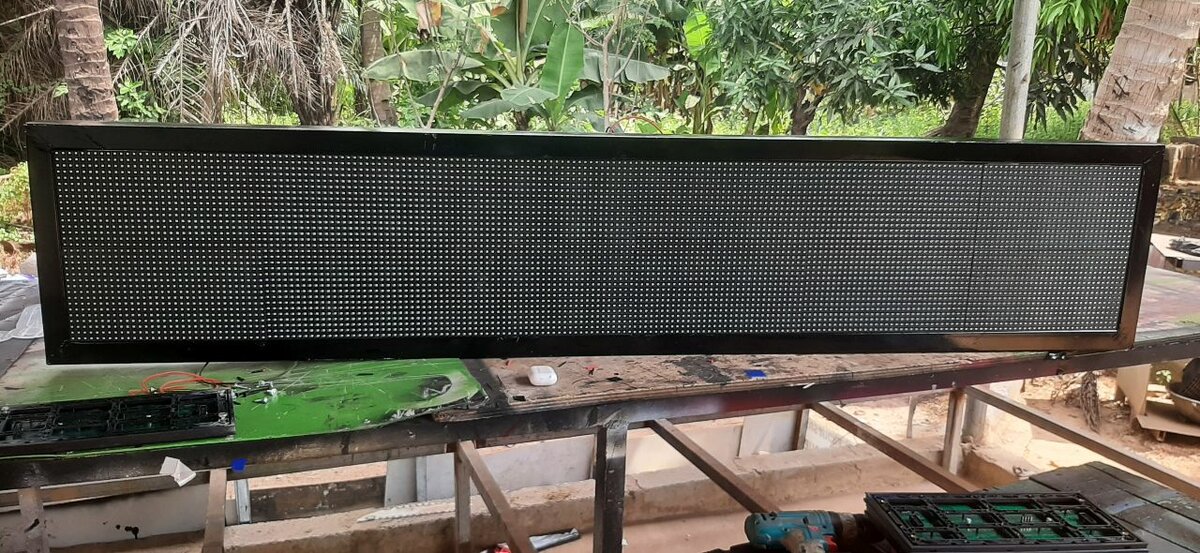 Wifi enabled Led display messaging scroller