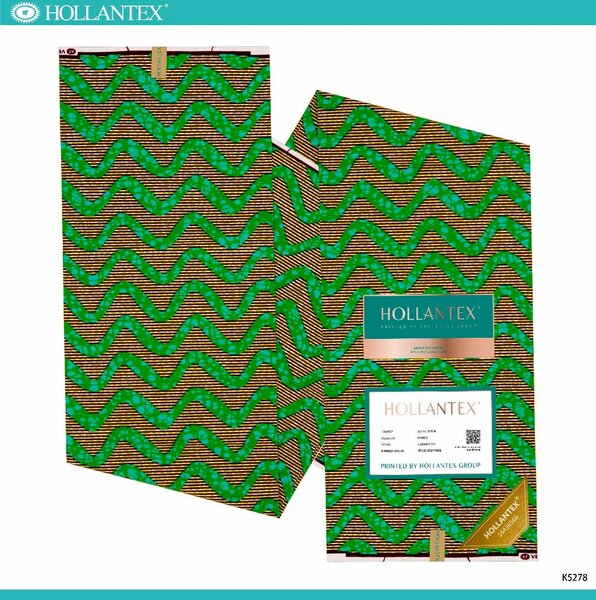 Tissu Wax Africain Vert