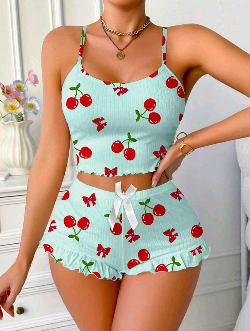 Ensemble Pyjama Femme Cerises