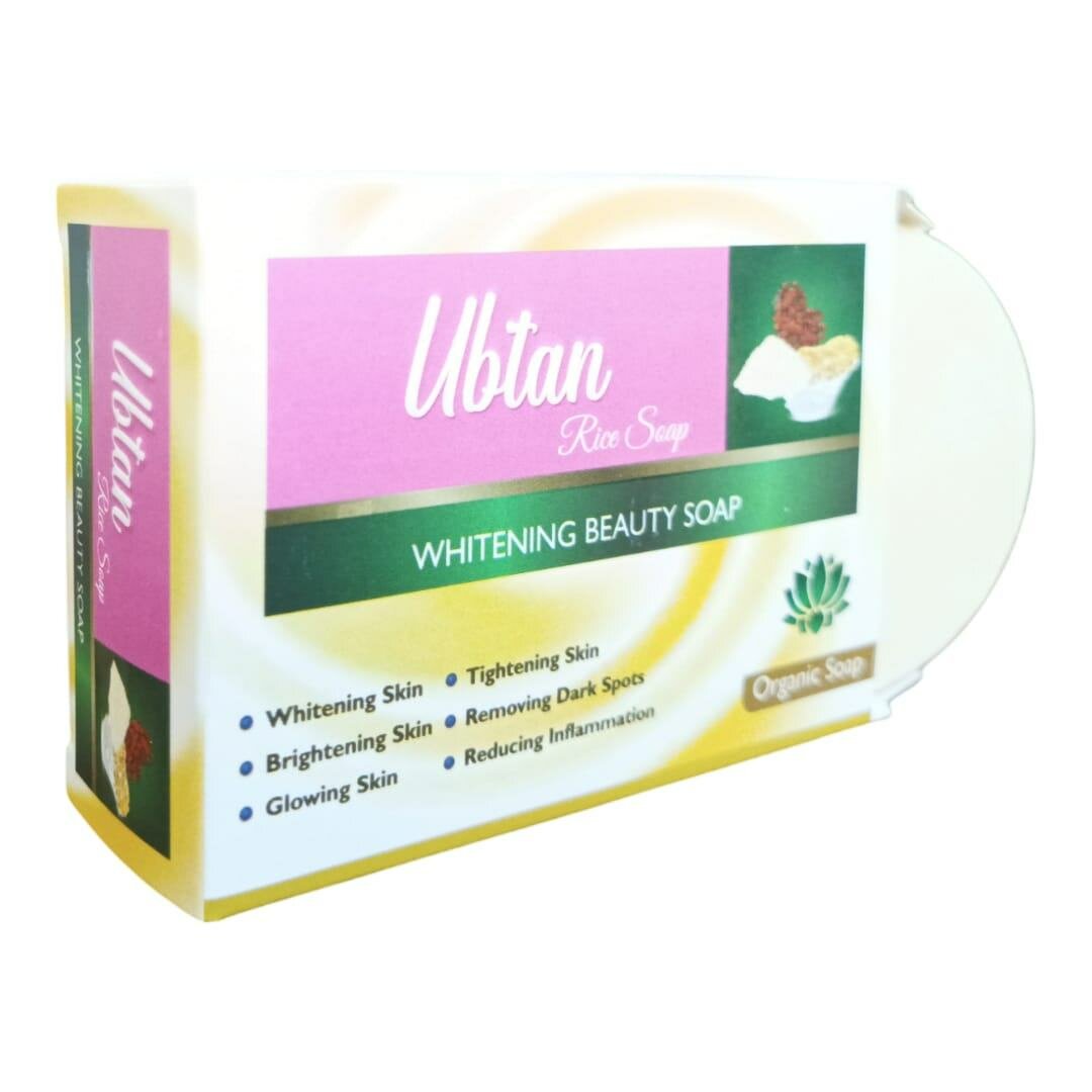 Ubtan Rice Soap  Organic Whitening & Brightening Beauty Soa