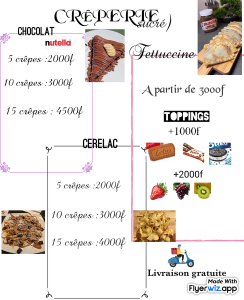 Crêpes au Nutella Délicieuses