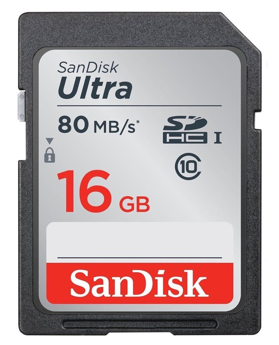 Carte mémoire SDHC SanDisk 16 Go