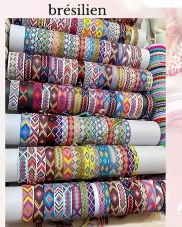Bracelets brésiliens colorés