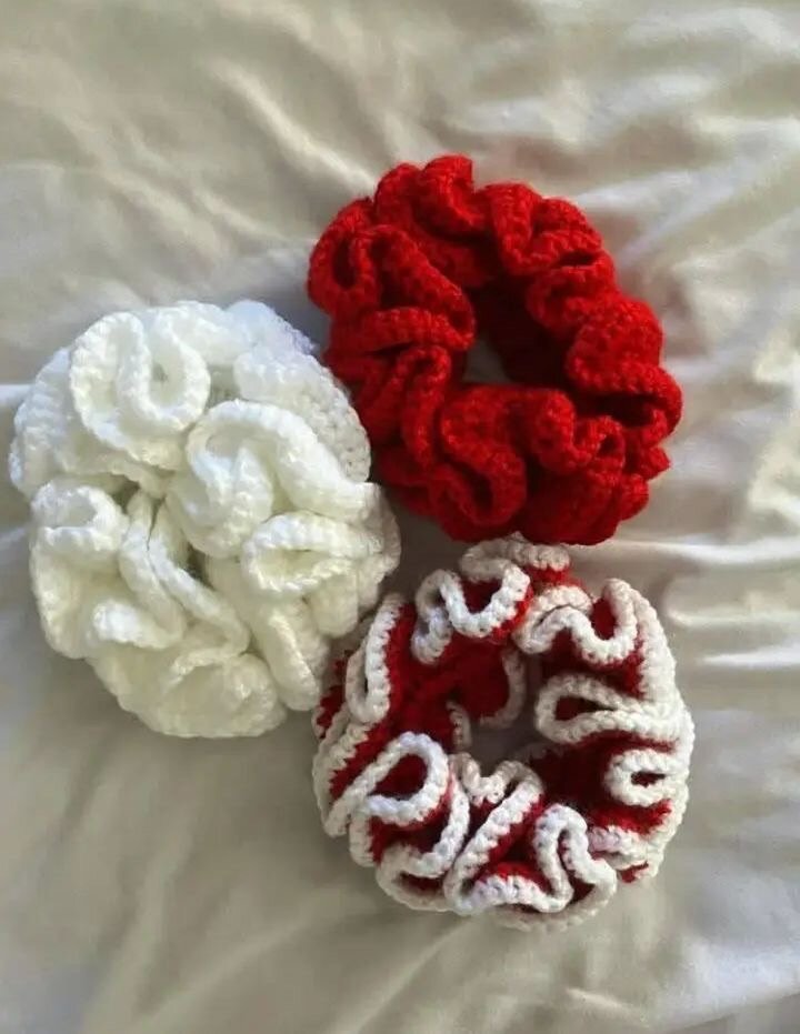 Chouchous tricotés à 4 tours