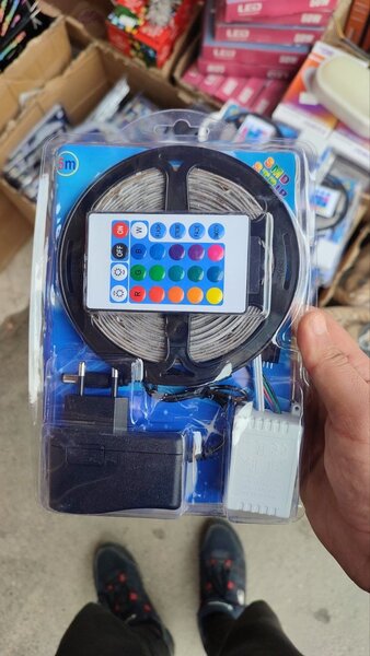 Guirlande LED RGB avec télécommande