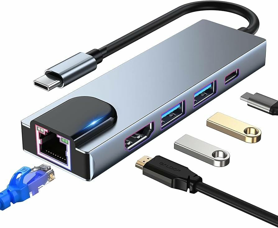 Hub USB-C 8-en-1 Multiprise