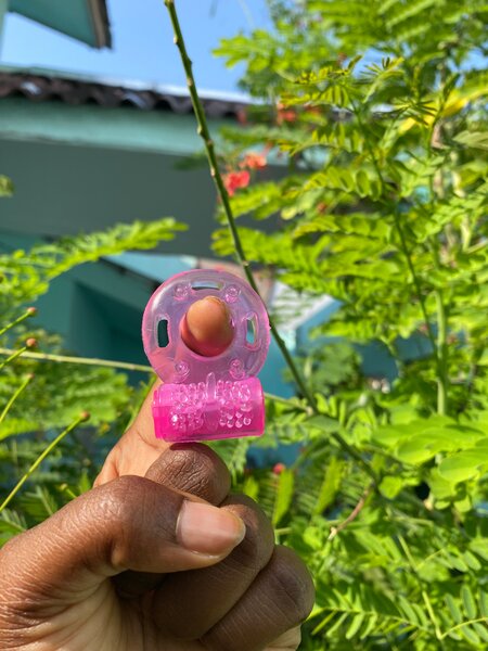 Anneau Vibrant Silicone Rose