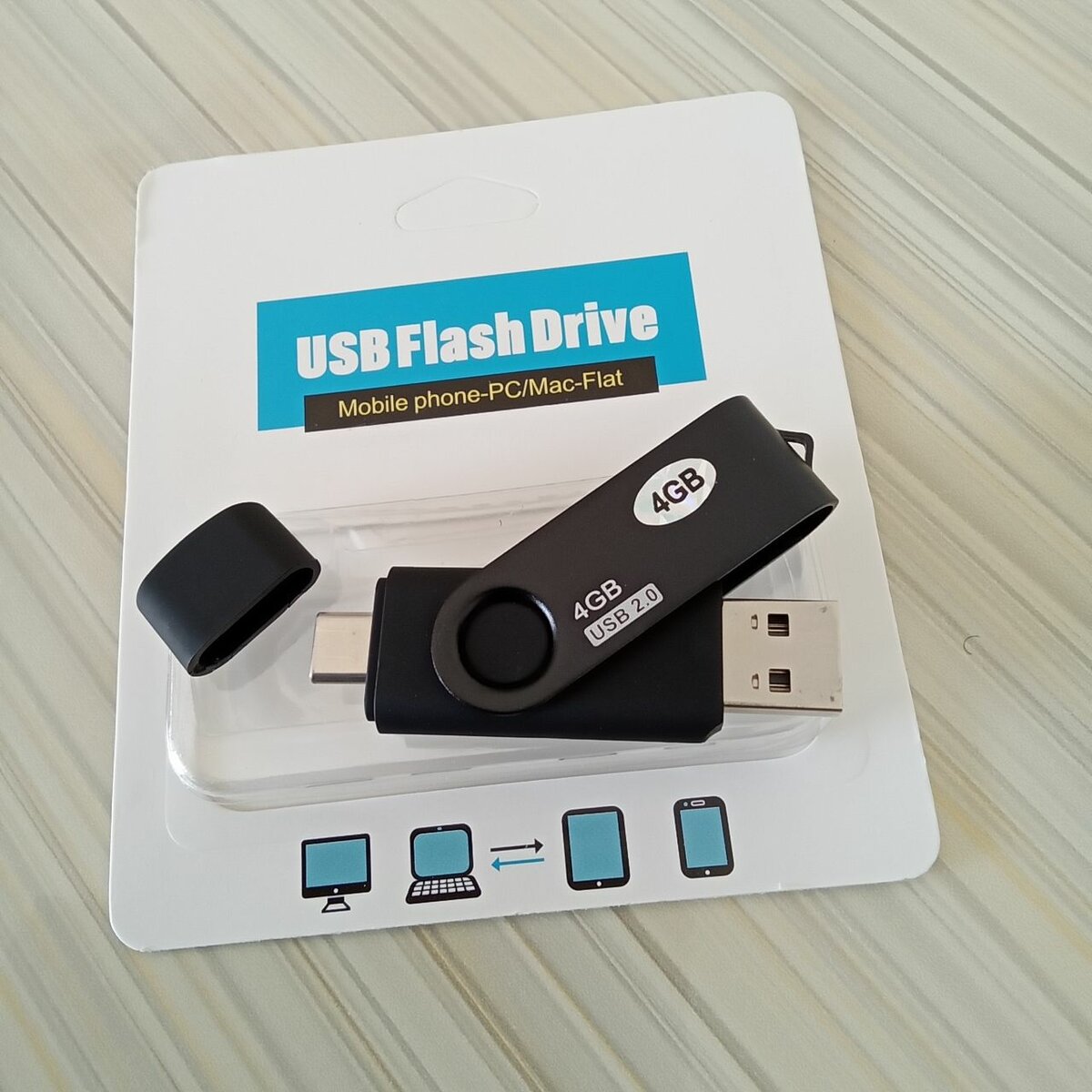Clé USB 2en1 4GB