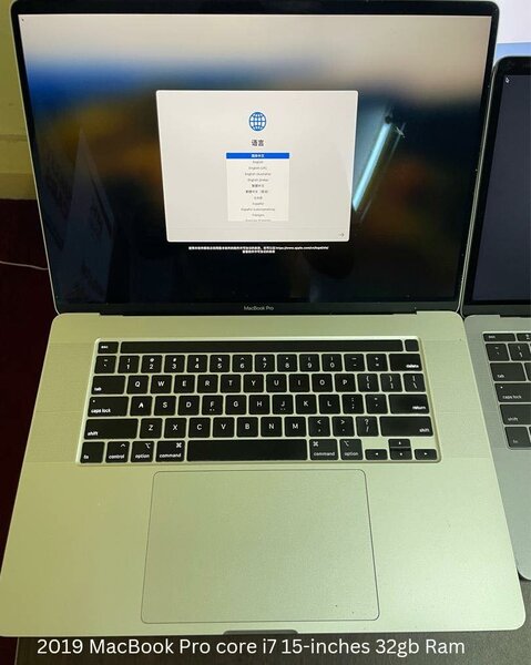 2019 MacBook Pro core I7 32gb Ram