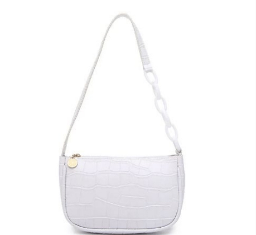 Sac à main en cuir texturé