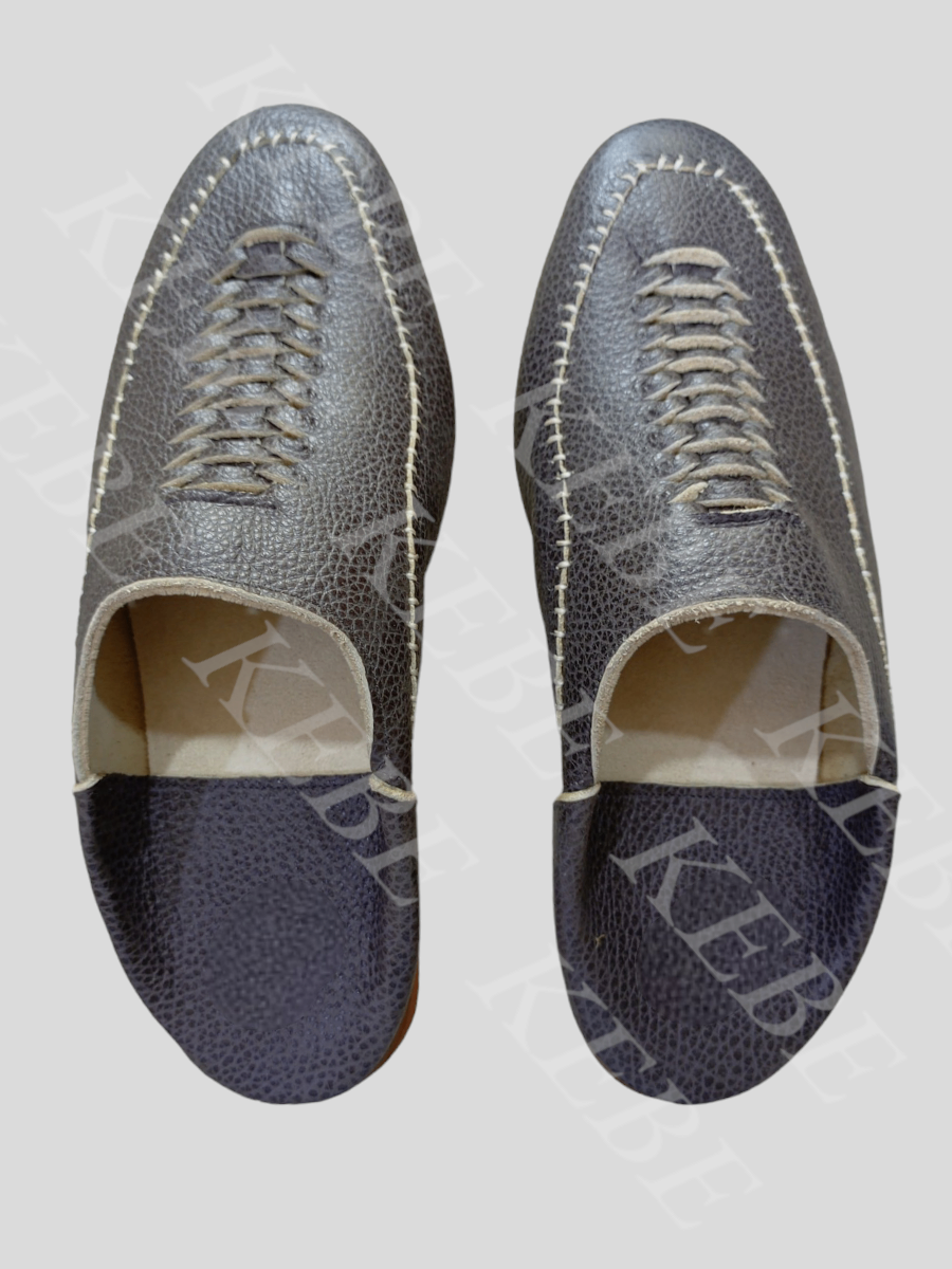 Babouche en cuir