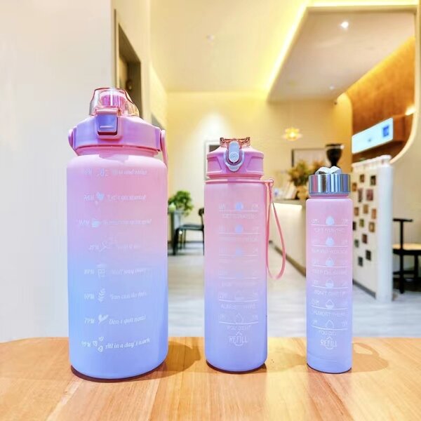 3 in 1 Water Bottle set