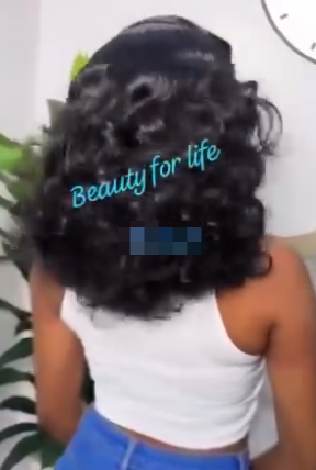 Bounce wig double drawn hair 