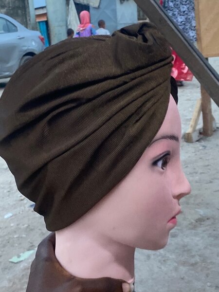 Turban élégant en velours