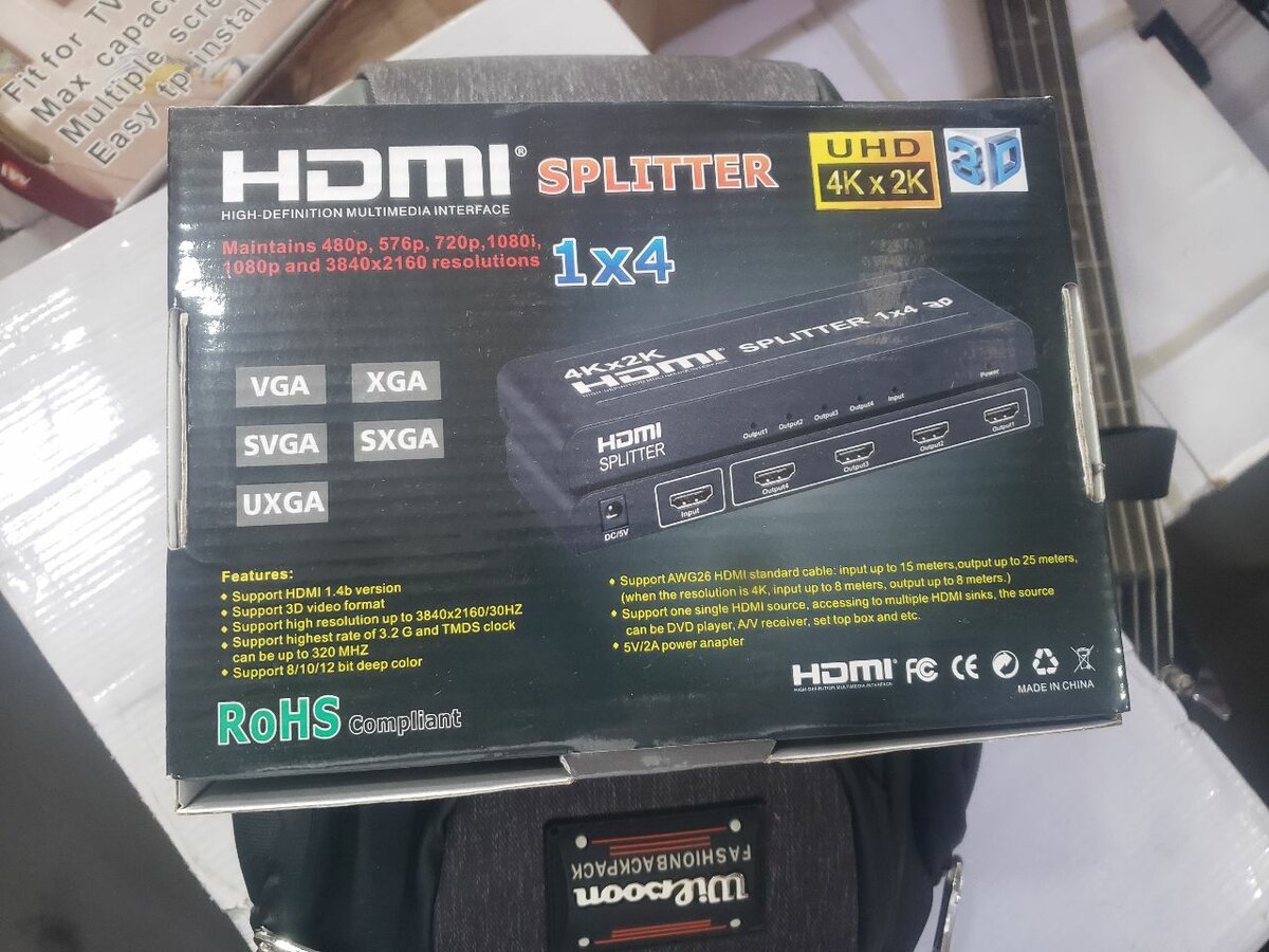 4K HDMI Splitter 1x4
