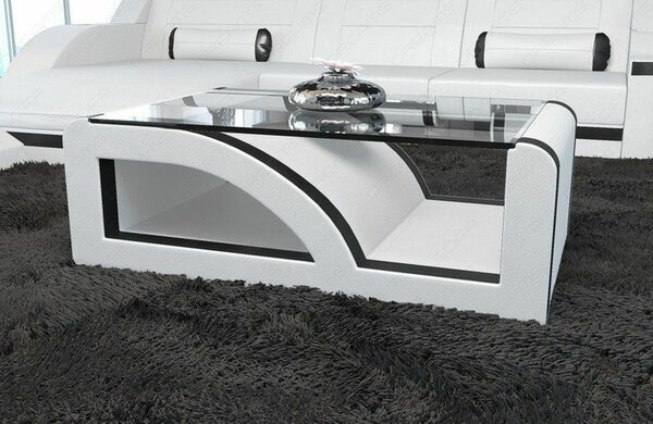 Table basse moderne en verre