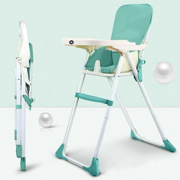 Foldable highchair with tray