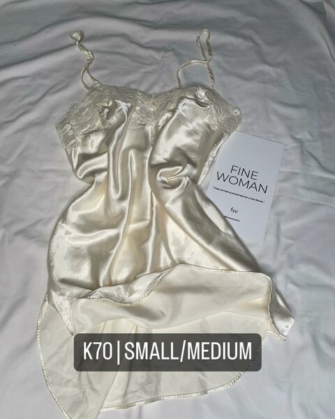 Beautiful Women's Pajama Dress white