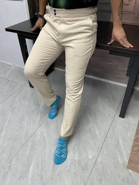 Pantalon Chino Beige Homme