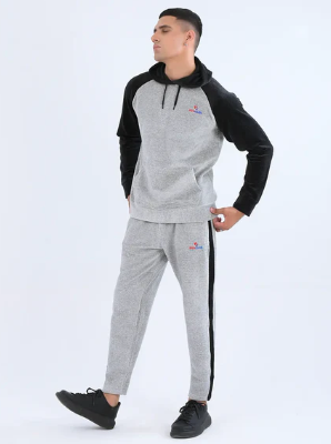  Men's Tracksuit cool grey Street Fit winters attire