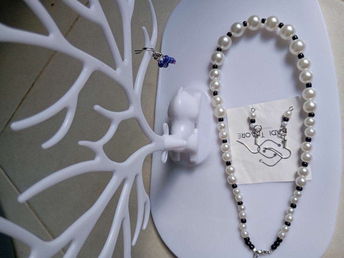 Collier perles élégantes