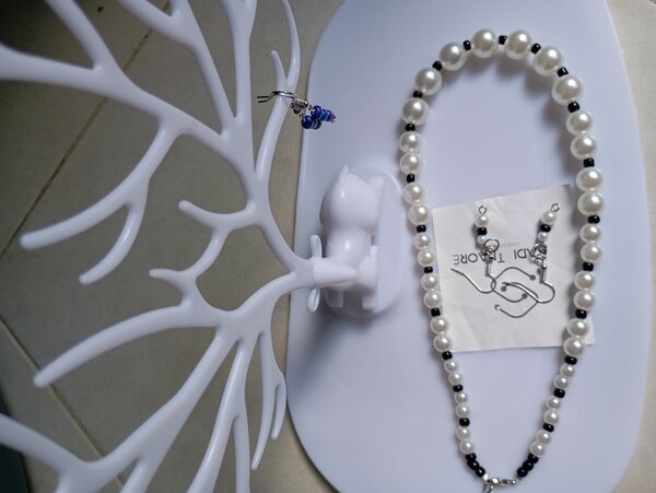 Collier perles élégantes