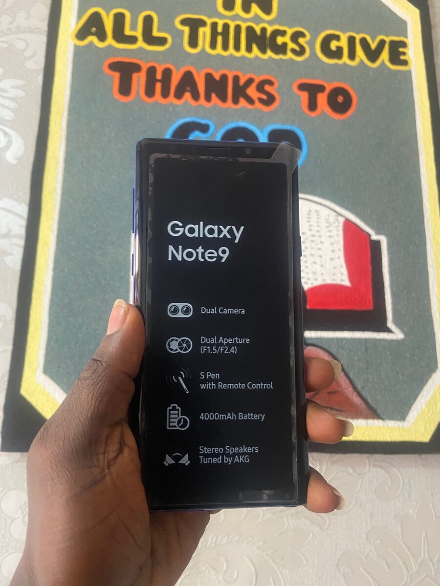 Samsung galaxy note 9 ( 2sim)